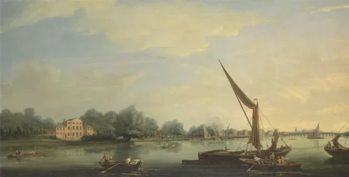 El Támesis en Chelsea, 1784